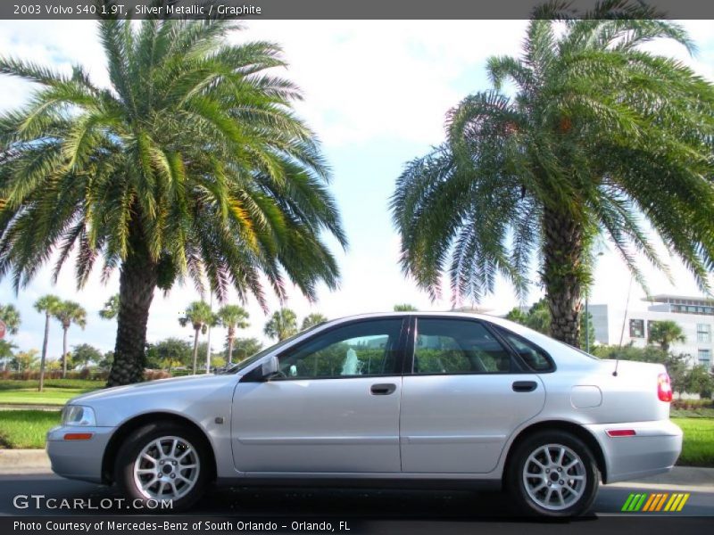 Silver Metallic / Graphite 2003 Volvo S40 1.9T