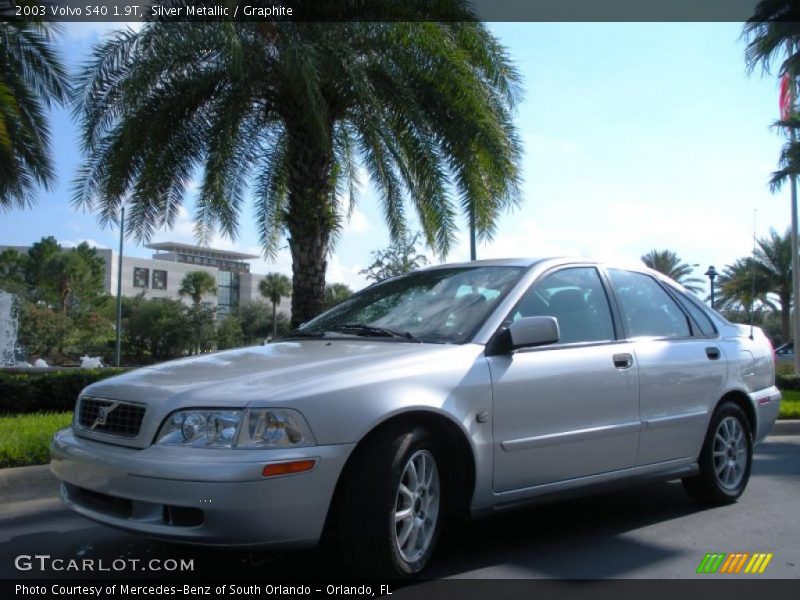 Silver Metallic / Graphite 2003 Volvo S40 1.9T