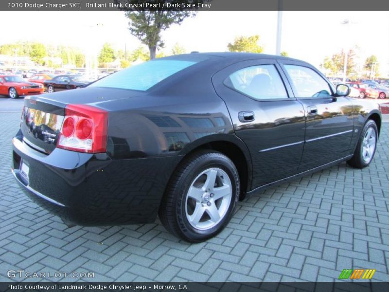 Brilliant Black Crystal Pearl / Dark Slate Gray 2010 Dodge Charger SXT