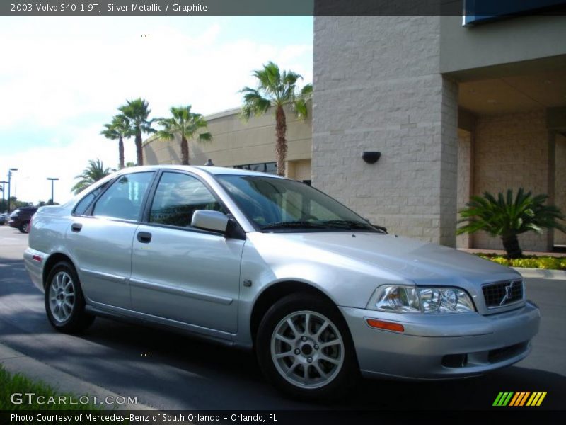 Silver Metallic / Graphite 2003 Volvo S40 1.9T