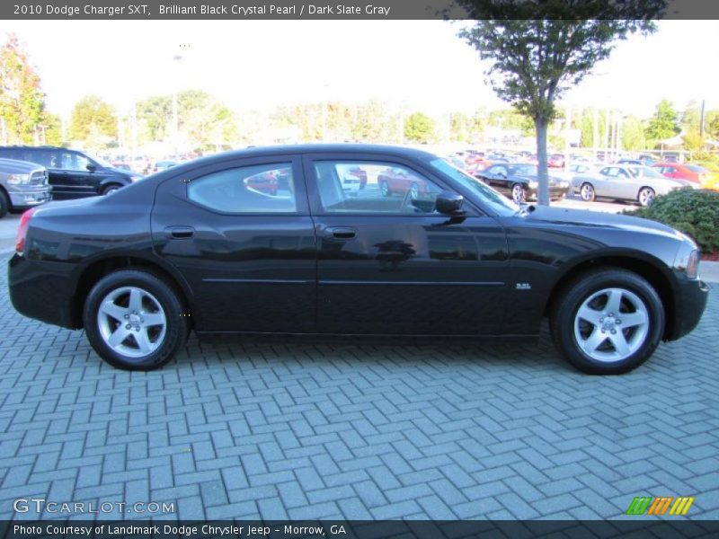 Brilliant Black Crystal Pearl / Dark Slate Gray 2010 Dodge Charger SXT