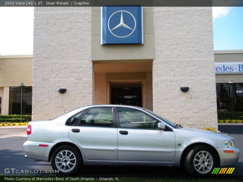 Silver Metallic / Graphite 2003 Volvo S40 1.9T