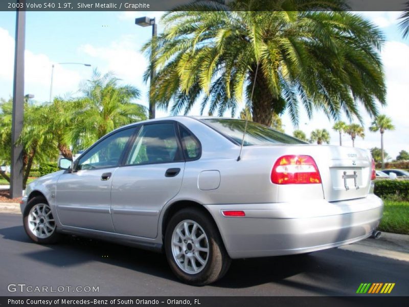 Silver Metallic / Graphite 2003 Volvo S40 1.9T