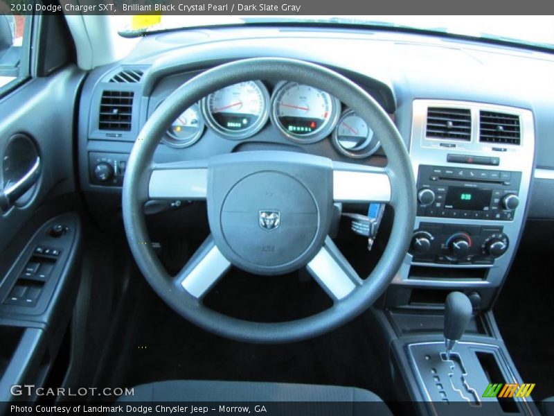 Brilliant Black Crystal Pearl / Dark Slate Gray 2010 Dodge Charger SXT