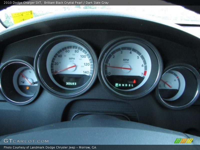 Brilliant Black Crystal Pearl / Dark Slate Gray 2010 Dodge Charger SXT