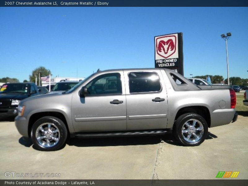 Graystone Metallic / Ebony 2007 Chevrolet Avalanche LS