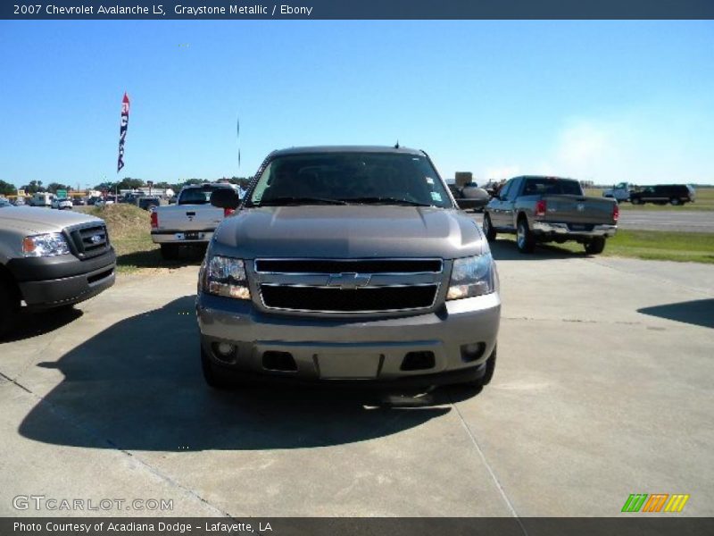 Graystone Metallic / Ebony 2007 Chevrolet Avalanche LS