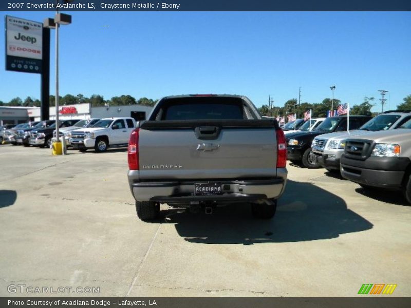 Graystone Metallic / Ebony 2007 Chevrolet Avalanche LS