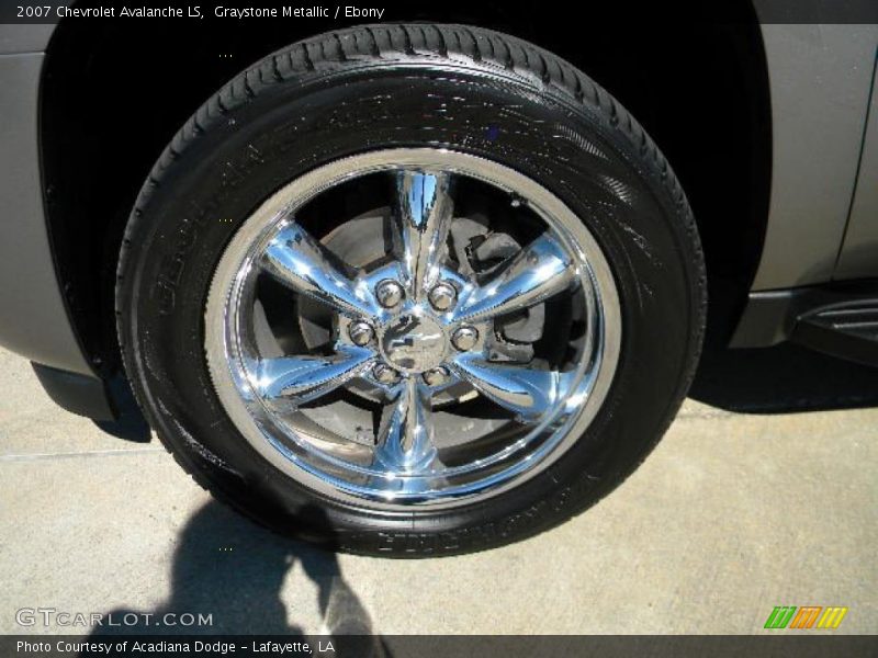 Graystone Metallic / Ebony 2007 Chevrolet Avalanche LS