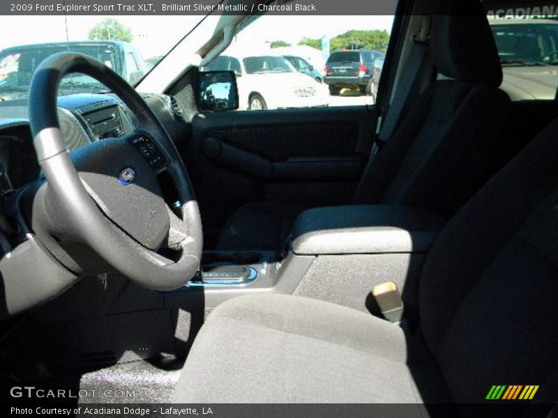 Brilliant Silver Metallic / Charcoal Black 2009 Ford Explorer Sport Trac XLT