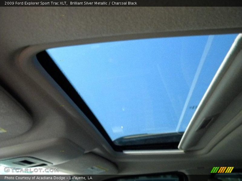 Brilliant Silver Metallic / Charcoal Black 2009 Ford Explorer Sport Trac XLT