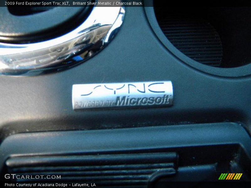 Brilliant Silver Metallic / Charcoal Black 2009 Ford Explorer Sport Trac XLT