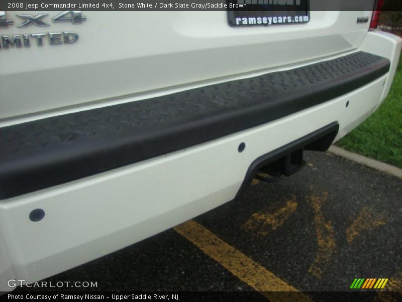 Stone White / Dark Slate Gray/Saddle Brown 2008 Jeep Commander Limited 4x4