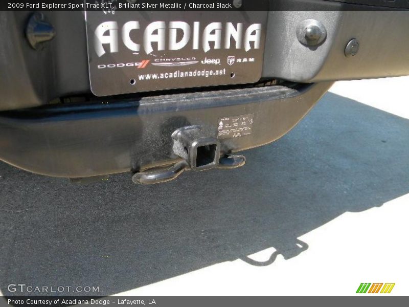 Brilliant Silver Metallic / Charcoal Black 2009 Ford Explorer Sport Trac XLT