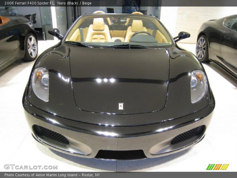 Nero (Black) / Beige 2006 Ferrari F430 Spider F1