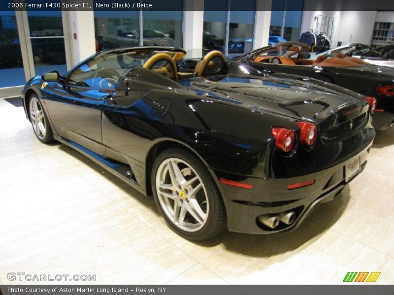 Nero (Black) / Beige 2006 Ferrari F430 Spider F1