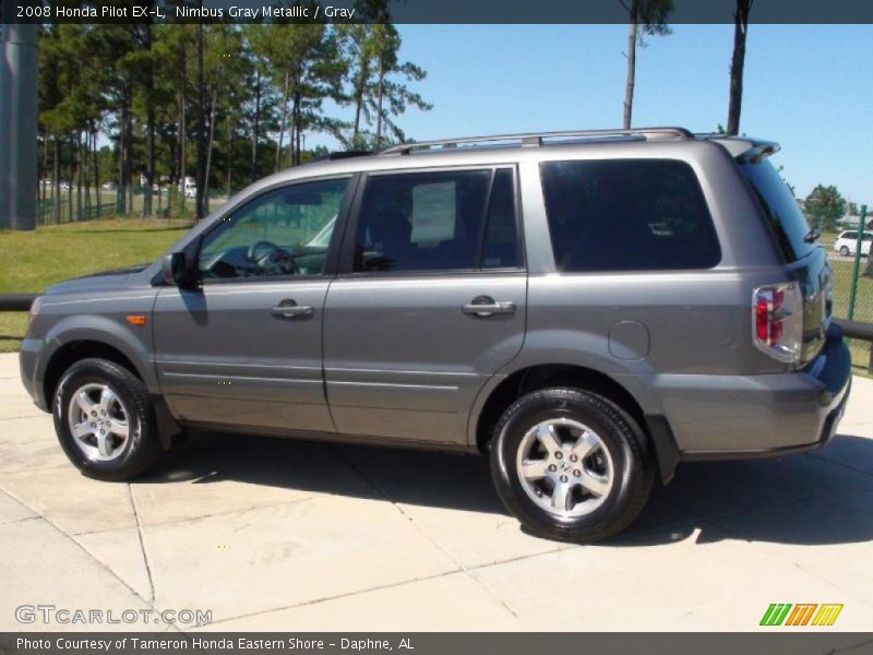 Nimbus Gray Metallic / Gray 2008 Honda Pilot EX-L
