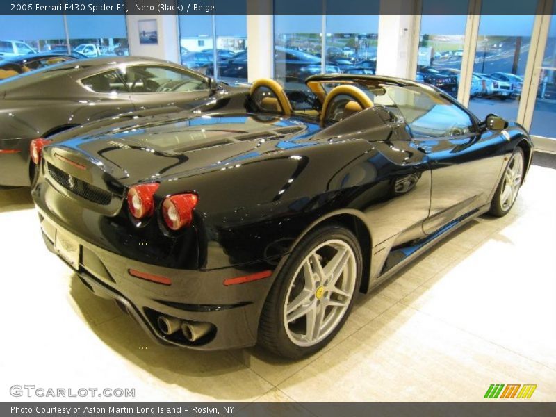 Nero (Black) / Beige 2006 Ferrari F430 Spider F1