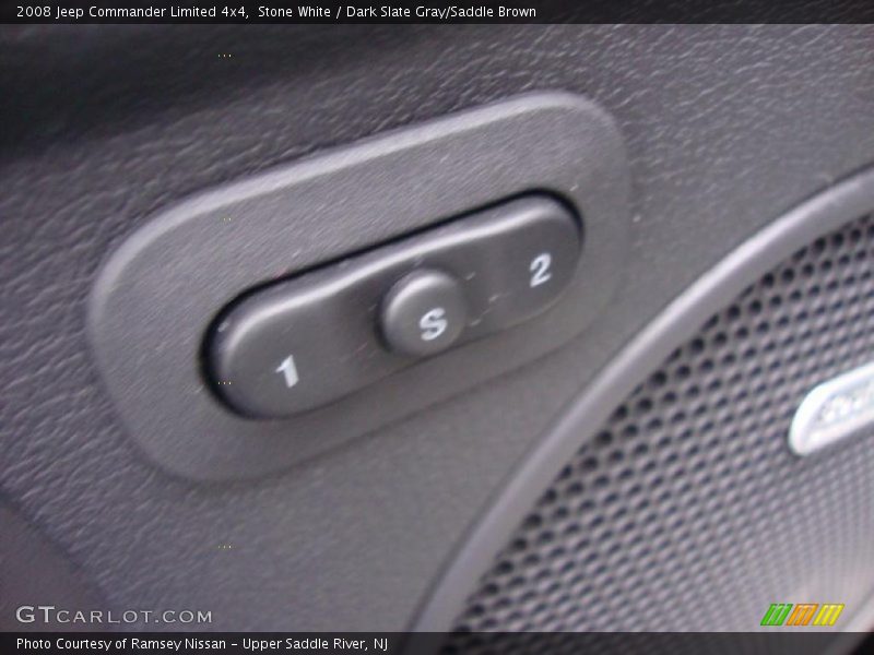 Stone White / Dark Slate Gray/Saddle Brown 2008 Jeep Commander Limited 4x4