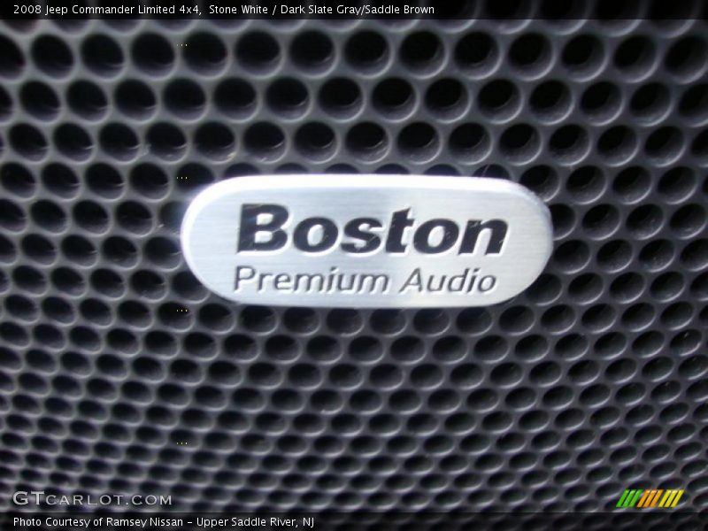 Stone White / Dark Slate Gray/Saddle Brown 2008 Jeep Commander Limited 4x4