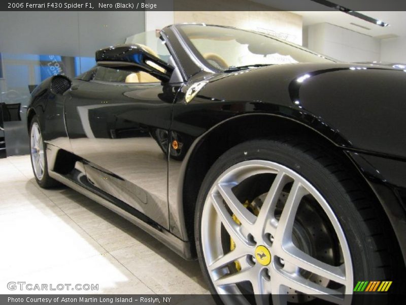 Nero (Black) / Beige 2006 Ferrari F430 Spider F1