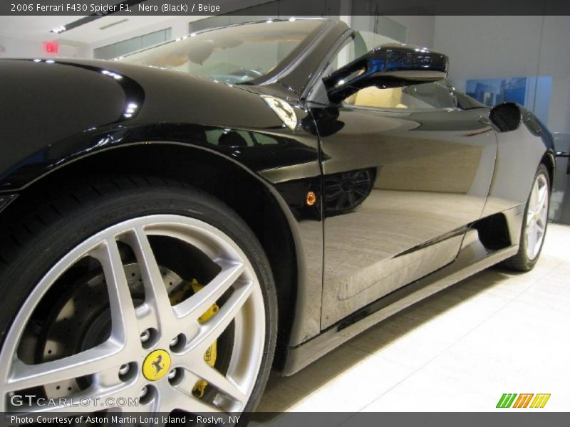 Nero (Black) / Beige 2006 Ferrari F430 Spider F1