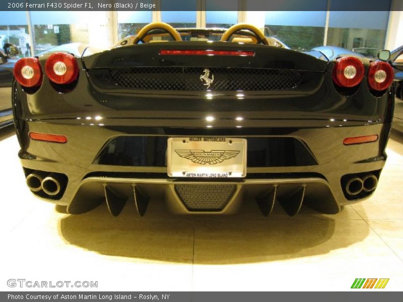 Nero (Black) / Beige 2006 Ferrari F430 Spider F1