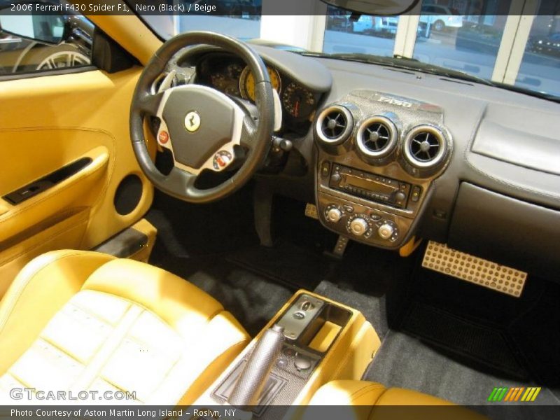 Nero (Black) / Beige 2006 Ferrari F430 Spider F1