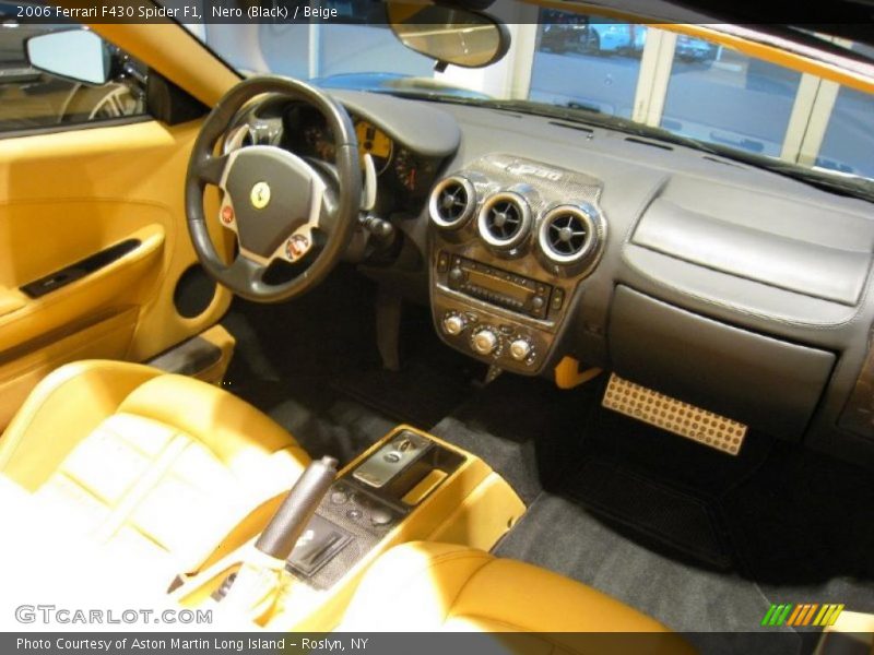 Nero (Black) / Beige 2006 Ferrari F430 Spider F1