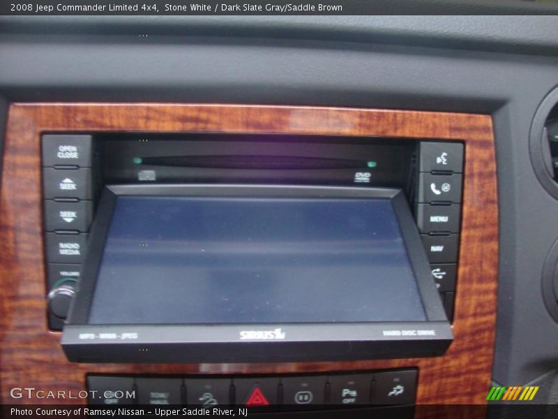 Stone White / Dark Slate Gray/Saddle Brown 2008 Jeep Commander Limited 4x4