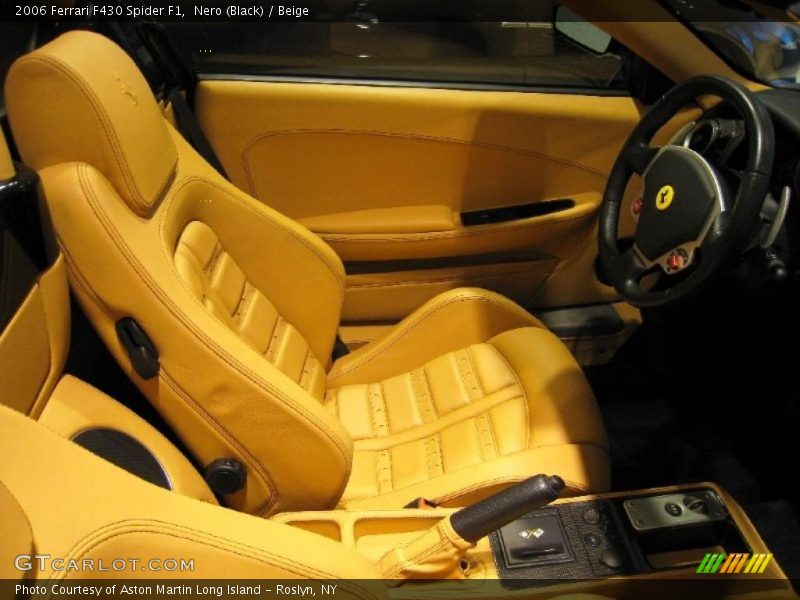 Nero (Black) / Beige 2006 Ferrari F430 Spider F1