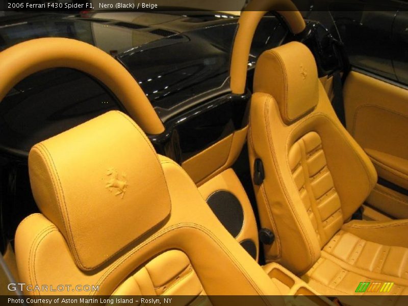 Nero (Black) / Beige 2006 Ferrari F430 Spider F1