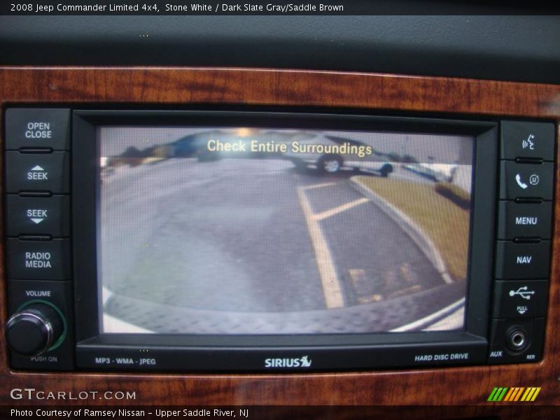 Stone White / Dark Slate Gray/Saddle Brown 2008 Jeep Commander Limited 4x4