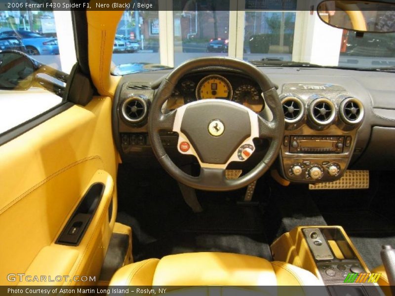 Nero (Black) / Beige 2006 Ferrari F430 Spider F1