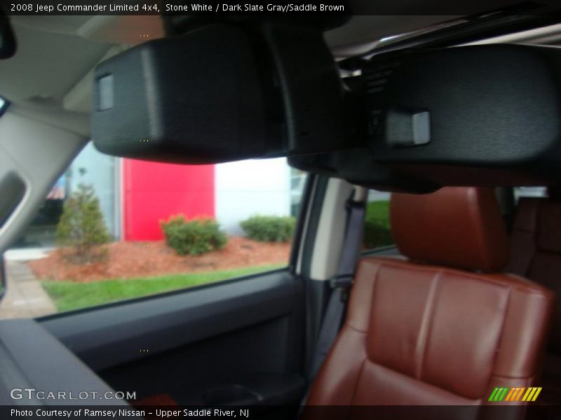 Stone White / Dark Slate Gray/Saddle Brown 2008 Jeep Commander Limited 4x4