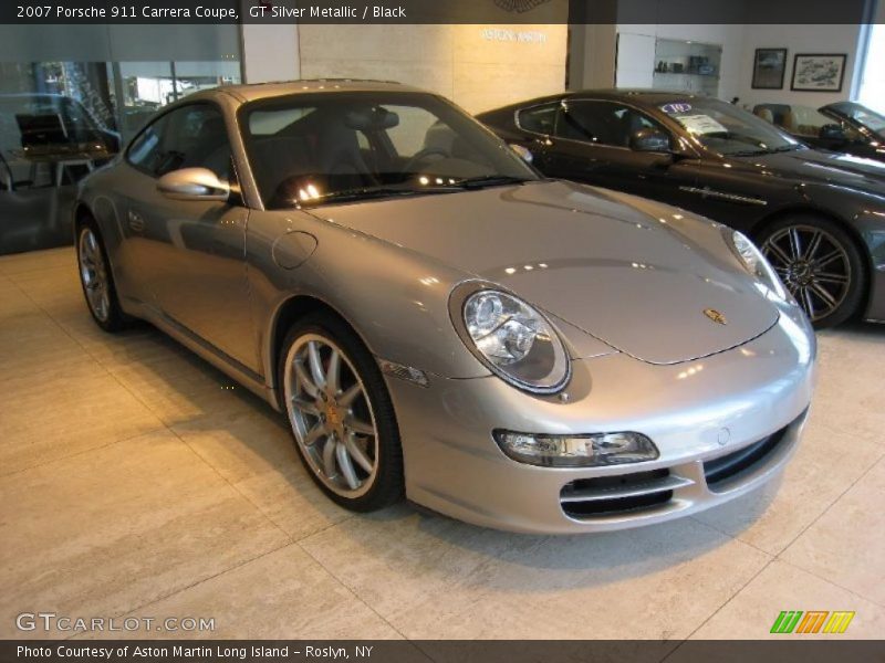 GT Silver Metallic / Black 2007 Porsche 911 Carrera Coupe