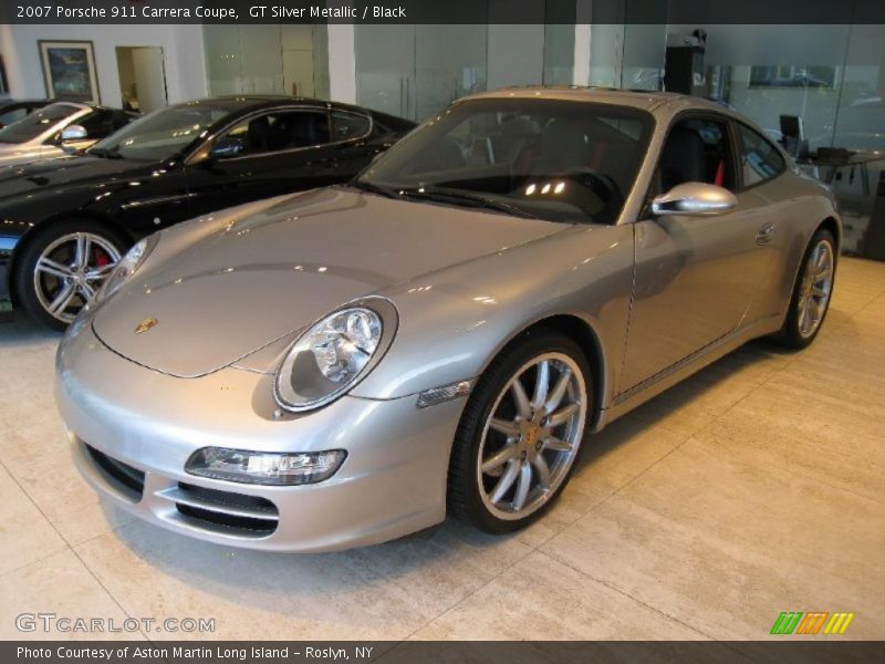 GT Silver Metallic / Black 2007 Porsche 911 Carrera Coupe