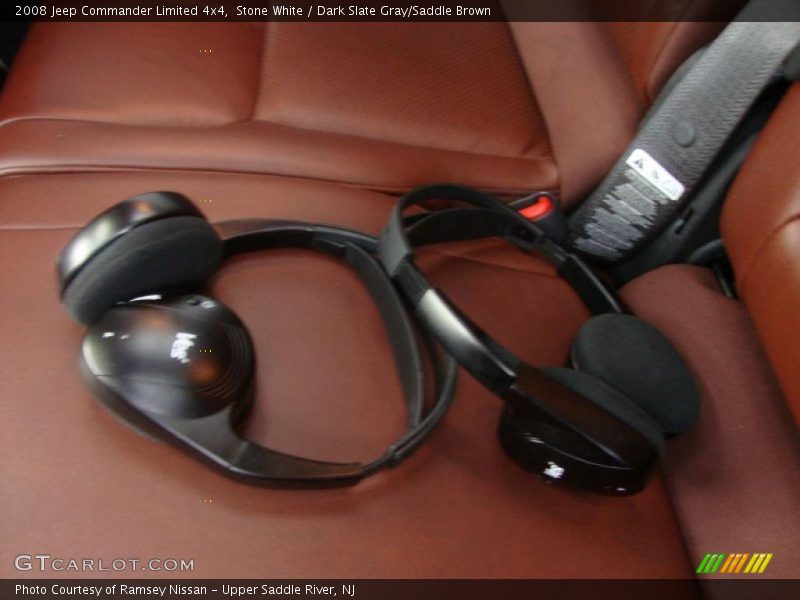 Stone White / Dark Slate Gray/Saddle Brown 2008 Jeep Commander Limited 4x4