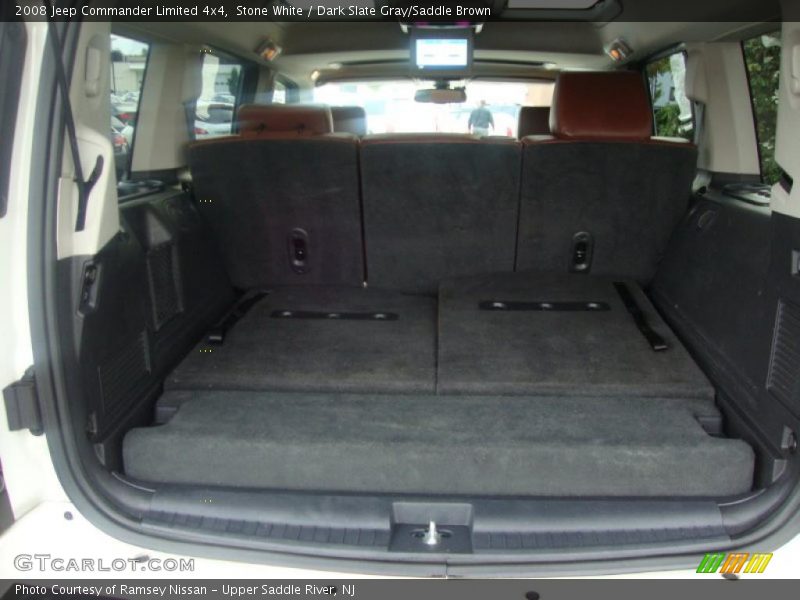 Stone White / Dark Slate Gray/Saddle Brown 2008 Jeep Commander Limited 4x4