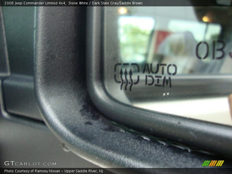 Stone White / Dark Slate Gray/Saddle Brown 2008 Jeep Commander Limited 4x4