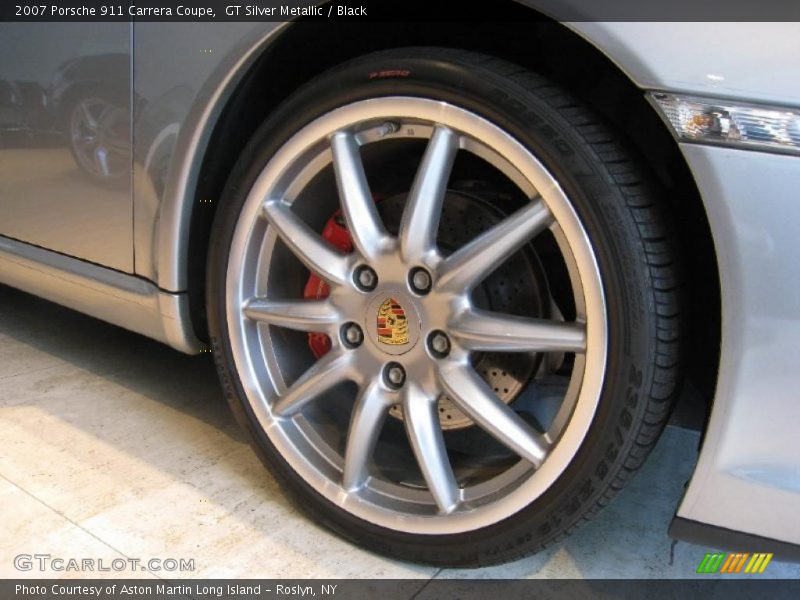 GT Silver Metallic / Black 2007 Porsche 911 Carrera Coupe