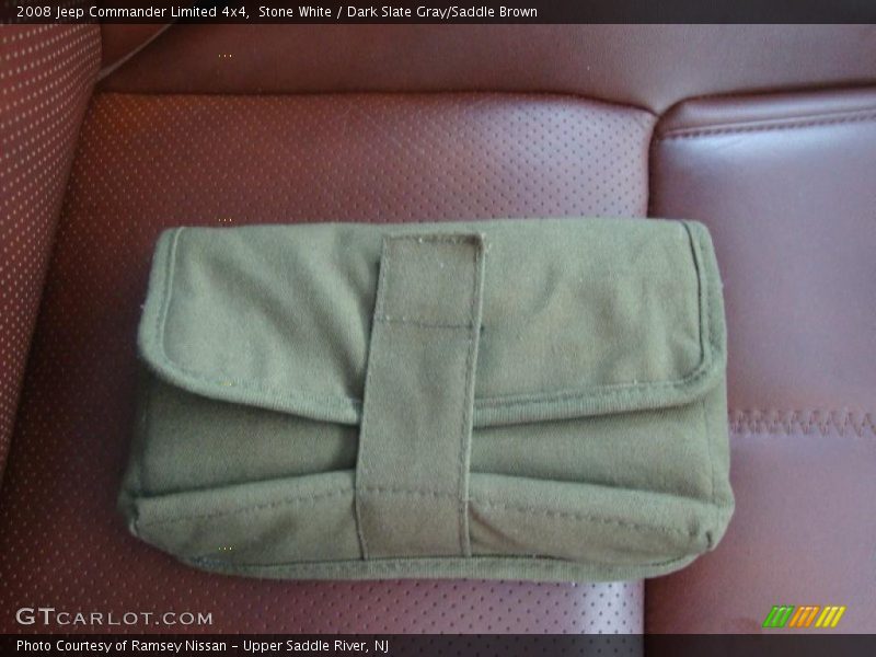 Stone White / Dark Slate Gray/Saddle Brown 2008 Jeep Commander Limited 4x4