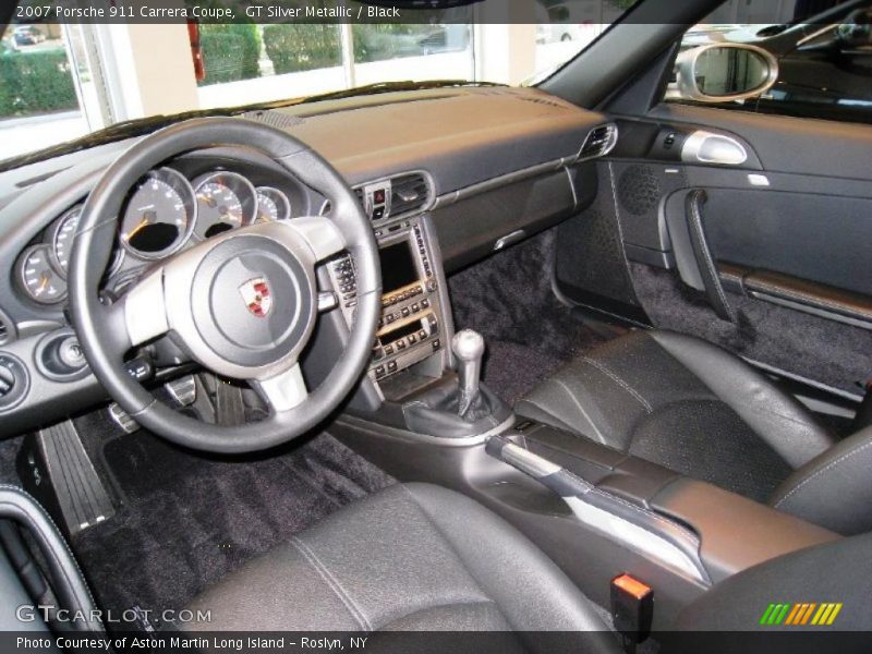 GT Silver Metallic / Black 2007 Porsche 911 Carrera Coupe