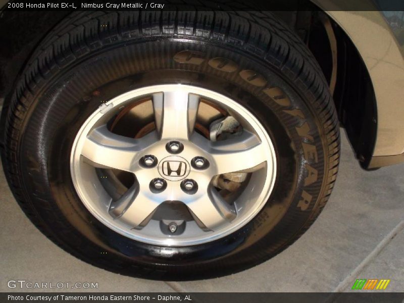 Nimbus Gray Metallic / Gray 2008 Honda Pilot EX-L