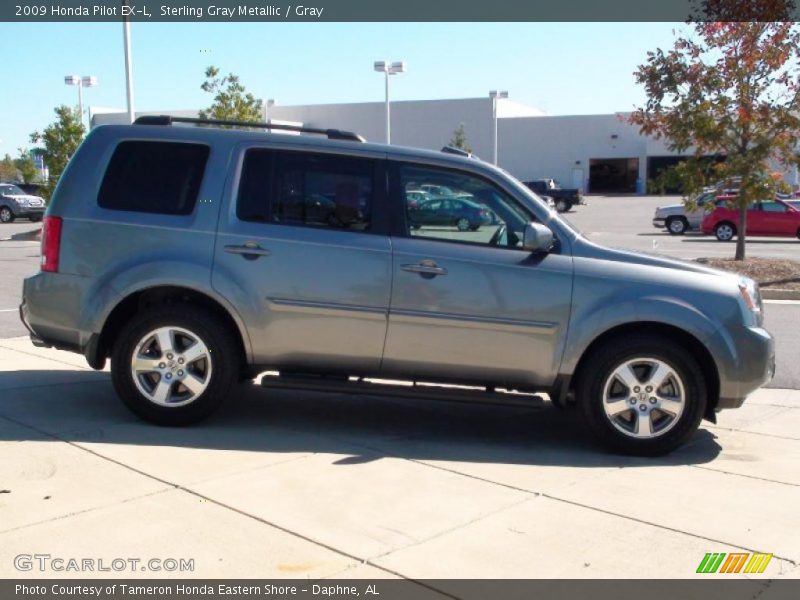 Sterling Gray Metallic / Gray 2009 Honda Pilot EX-L