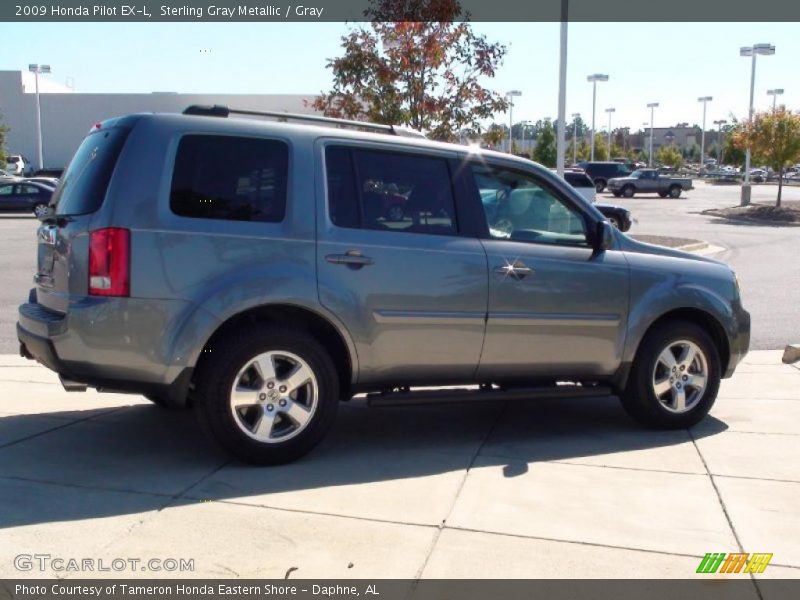 Sterling Gray Metallic / Gray 2009 Honda Pilot EX-L