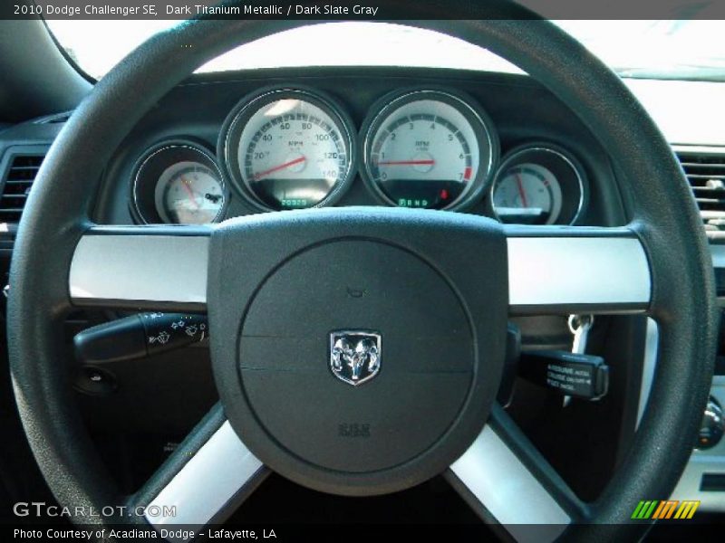 Dark Titanium Metallic / Dark Slate Gray 2010 Dodge Challenger SE