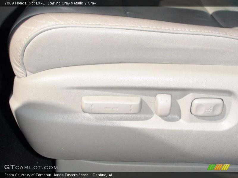 Sterling Gray Metallic / Gray 2009 Honda Pilot EX-L