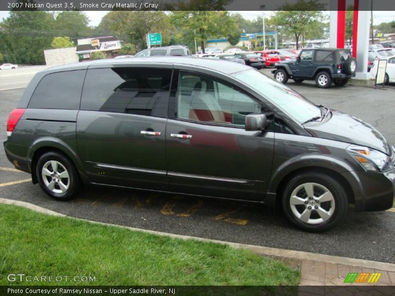 Smoke Gray Metallic / Gray 2007 Nissan Quest 3.5