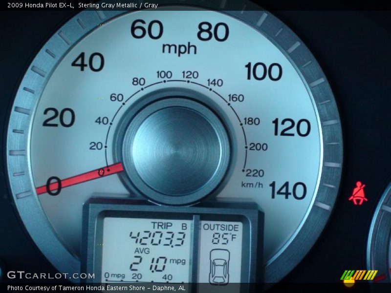 Sterling Gray Metallic / Gray 2009 Honda Pilot EX-L